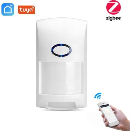 Tuya Zigbee Smart Infrared Detectors Motion Sensor Alarm Compatible Wireless Home Security System With Tuya APP Smart Life APP