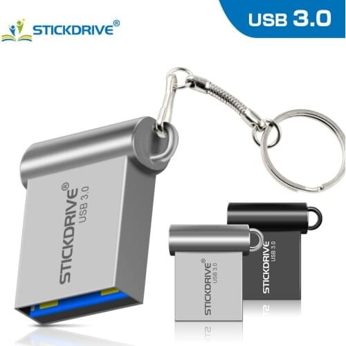 Real capacity USB 3.0 Metal Flash Drive 8GB 16GB 32GB 64GB Pendrive usb drive Pen High Speed Mini memory Sticks with key ring