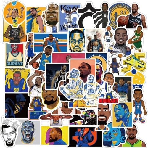 Basketball Star Outdoor Sports Graffiti Aesthetic Stickers Luggage Notebook School Office Stationery Decoration Supplies 50PCS