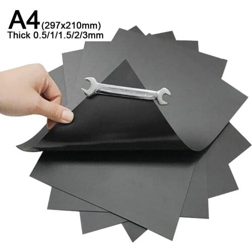 1pcs A4 297x210mm Magnetic Sheet Thick 0.5/1/1.5/2/3mm Flexible Rubber Strong Crafts Fridge Magnets