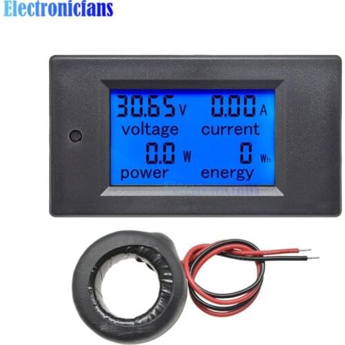 4 in 1 AC 80-260V 110V 220V Voltage Voltage Current Meter Digital LCD Wattmeter Power Energy Amperemeter Voltmeter Ammeter Meter