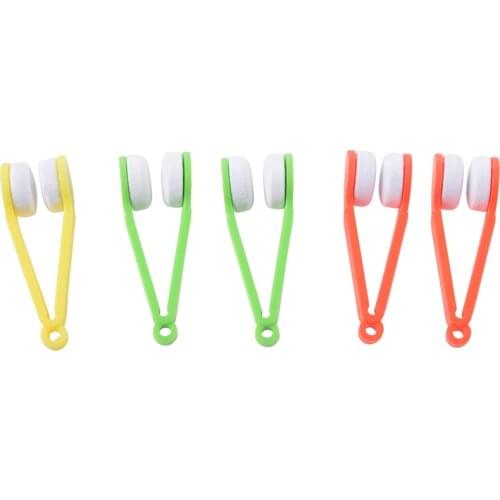 5 Pieces Mini Sun Glasses Eyeglass minifiber Spectacles Cleaner Soft Brush Cleaning Tool