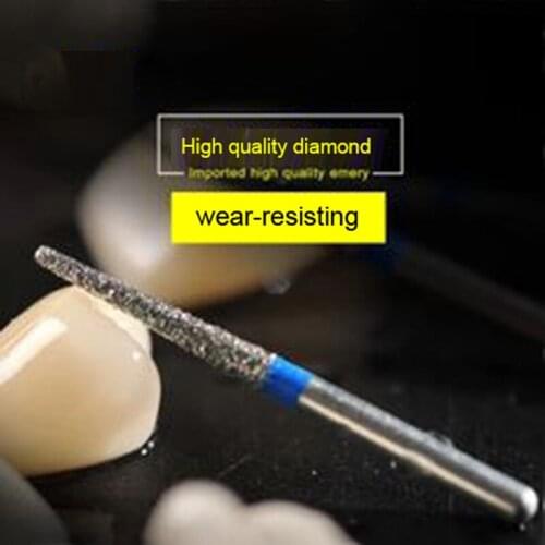 Free shipping 50 Pcs Dental Diamond Burs FG 1.6mm For High Speed Handpiece