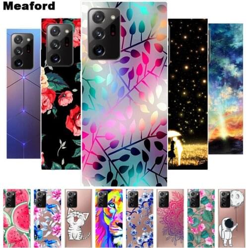 For Coque Samsung Note 20 Ultra Case Soft TPU silicon Phone Cover For Samsung Galaxy Note 20 Case Note20 Ultra Transparent Capa