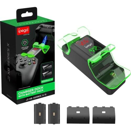 For Xbox Series X/S Controller Luminous Dual Double Charging XSX Wireless Game Handle Charging Doul Charging Stand