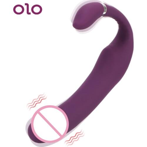 OLO 10 Speeds Heating Dildo Vibrator Adult Erotic Masturbator Anal Sex Toys for Women Vagina Clitoris Stimulator Silicone G Spot