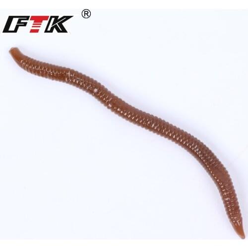 FTK Fishing Lure Red Worm Lure Jigging Bait Wobblers Fishing Maggots Carp 30pcs/lot Inshore Soft Lure Fishing Hook Tackle 626