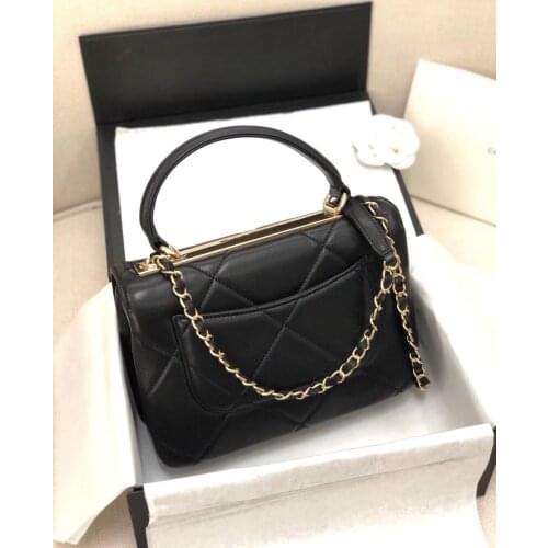 Classic luxury designer handbags woman handbag import genuine lambskin leather Europe brand top high quality