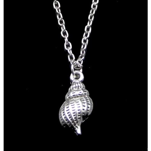 Fashion 20*10*4mm Conch Shell Pendant Necklace Link Chain For Female Choker Necklace Creative Jewelry party Gift