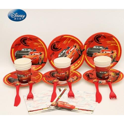 Suitable for 24 people High-quality theme Tableware Set Children Birthday Party Decorations Supplies Total 150 pcs