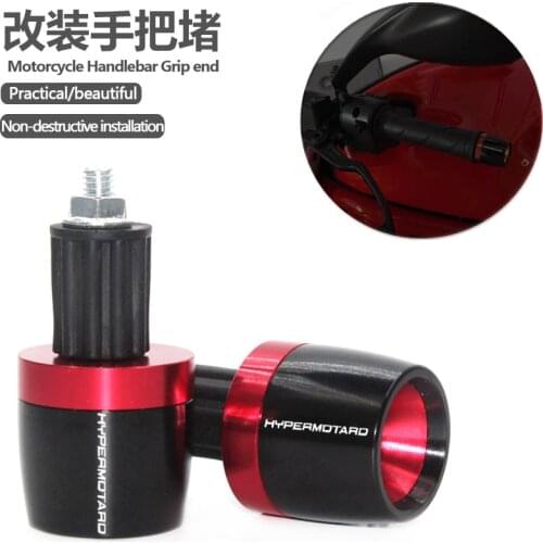 For Ducati Hypermotard 1100 796 821 939 939SP EVO Motorcycle Handle Bar Grips Ends Handlebar Counterweight Cap Plug Slider