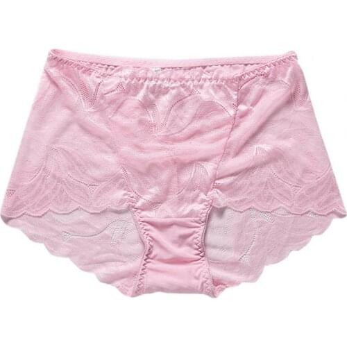 Underwear Seamless Breathable Women Ladies Thin Lace Underpanties Sexy Briefs Underpants for Daily Wear 2021