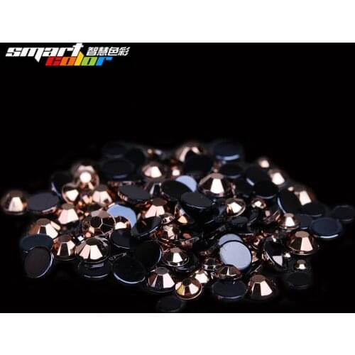 Newest Fashion Copper AB Color Many Sizes Acrylic Rhinestones Shoes Clothing Decorations Sparkling Nail Art Decorations