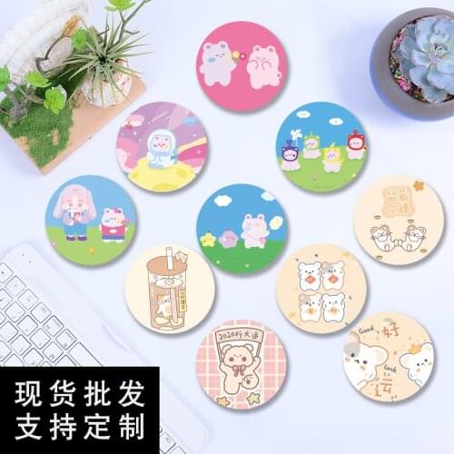 Online Celebrity Useful Product Mobile Phone Air Bag Holder Material Solid Color Poplogo Coloured Drawing Epoxy On-board Bracket