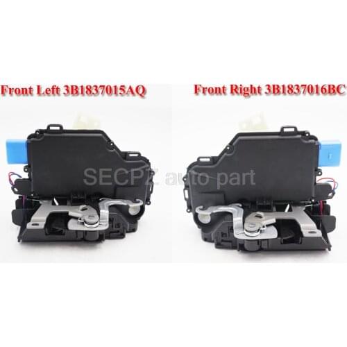 Pair FRONT L + R Lock Actuator 3B1837015AQ 3B1837015BC 3B1837016BC 3B1837016CC 5J1837016 FOR VW T5 POLO SKODA FABIA ROOMSTER