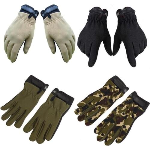 Wholesale 1Pair Outdoor Fitness Breathable Non-slip Full Finger Gloves for Cycling велосипед guantes ciclismo перчатки Hot Sale