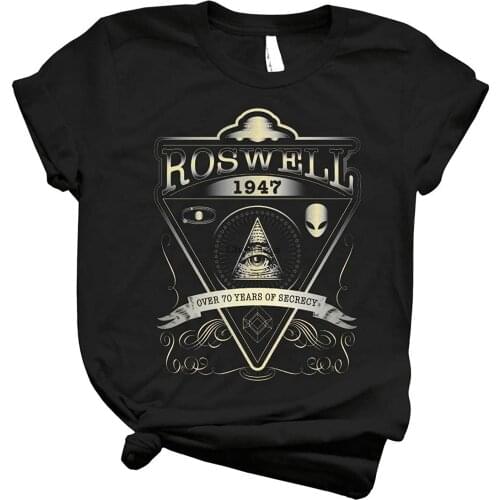 Roswell Area 51 Retro UFO Design 35 Girls Trending Shirts Hot Trend Shirts for Women Customize for Men