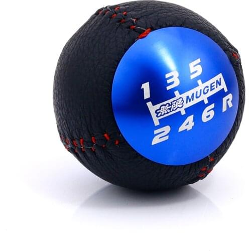 Blue Mugen 6 Speed M10x1.5 Manual Gear Shift Knob for Honad Civic Fit Accord EK9 EP3 FN2 DC2 DC5 S2000 FD2