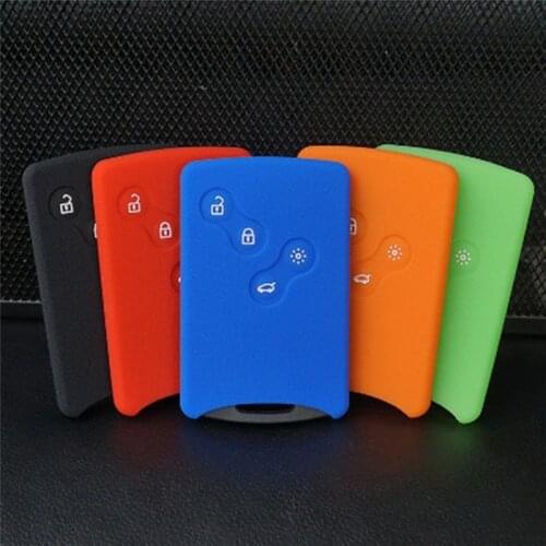 Silica Gel Car key Cover Case Protector for Renault Clio Logan Megane 2 3 Koleos
