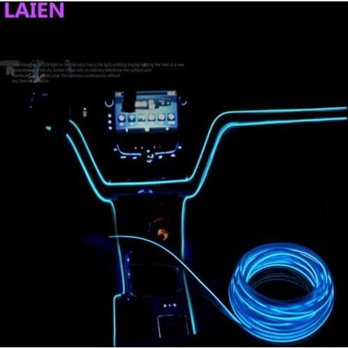 Universal 2.3 mm 3M Car Styling Flexible Neon Light Wire Rope fit for KIA Subaru Mercedes Ford BMW AUDI HONDA Fait Automobiles