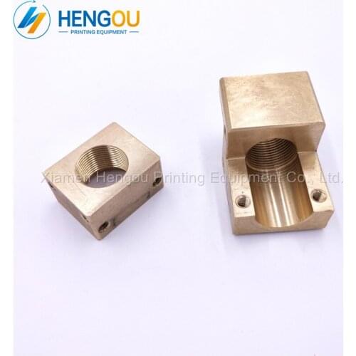 1 set=2 Pieces Hengoucn Pull gauge copper set SM52 PM52 Nut and Lock Nut G2.072.050 G2.072.051