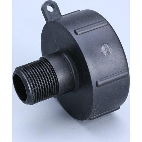 1pcs 3/4" IBC Fittings S60x6 Thread Garden Hose Pipe Connector Water Tank Garden Hose Adapter Fittings IBC Tank Valve Fittings