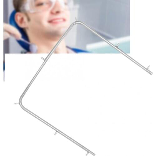 Stainless Steel Dental Rubber Dam Frame Holder Anti-rust Instrument Autoclavable Dental Lab Supplies Accessory Dentist care