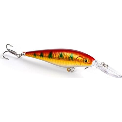 1PCS Pike Fishing Lures 11cm 10.5g Minnow Bait Crankbait Isca Artficial Hard Bait Fishing Wobblers Bass Fake Fish Carp ZH064