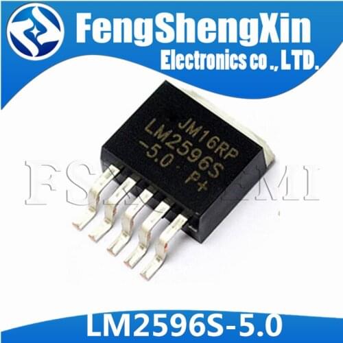 100pcs/lot LM2596S-5.0 LM2596 LM2596S 5V TO-263 Voltage Regulators