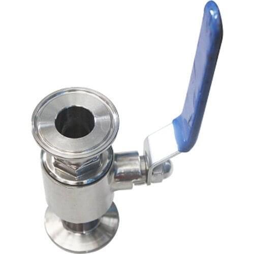 102mm 304 Stainless Steel Sanitary Ball Valve two piece Tri Clamp Ferrule Type For Food Homebrew Product