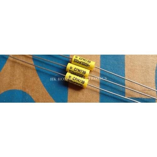 20PCS CPM73B 100nK100V 0.1UF 100V 100N 100V 104 5X10mm CAPACITOR