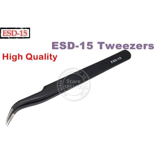 ESD 12 & 15 Anti-Static Tools Tweezers Resists Corrosion Safe Anti-static Tweezers Maintenance Tools