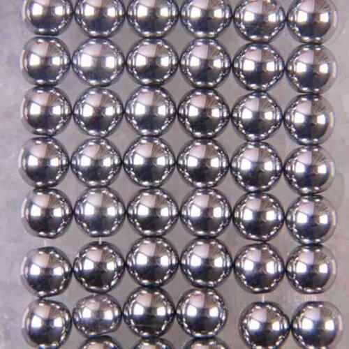 8MM Magnetic Hematite Round Loose Beads Strand 15.5 Inch Jewelry For Gift Making B232