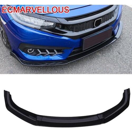 Decoration Car Accessories Exterior Spoiler Auto Front Bumper Lip Styling Moulding 2016 2017 2018 2019 2020 FOR Honda Civic