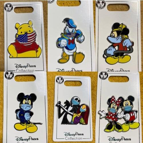 Disney Cartoon Badges for Clothes Donald Duck Cute Badges Backpack Kawaii Pins Kawaii Clothing Custom Button Badges Brooch