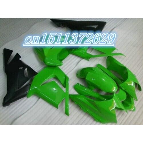 Dor-Hi-grade green black full Fairing for KAWASAKI Ninja ZX10R 04 05 ZX-10R 2004-2005 ZX 10R 04 05 2004 2005 body work D