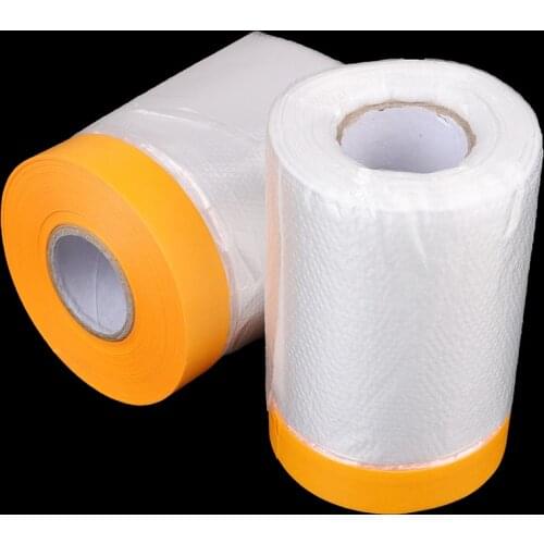 Oil Painting Masking Film Tape Furniture Car Protect Cover Plastic Film Barrier
