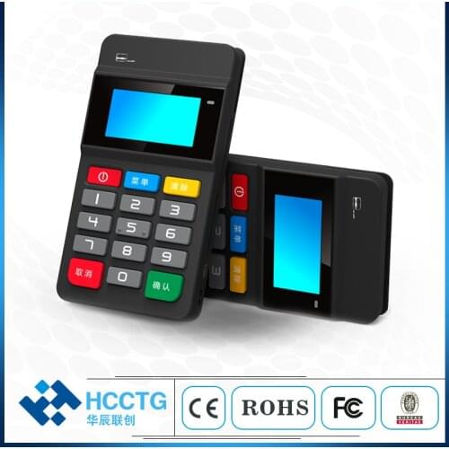 MPOS Mobile Payment Terminal With Keypad Support IC/NFC/Magnetic Android Handheld NFC EMV Card Reader For South Africa HTY711