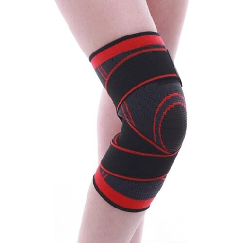 Kneecap elbow protection Knitted sports kneepad compression bandage riding fitness ventilating winding protector manufacturer