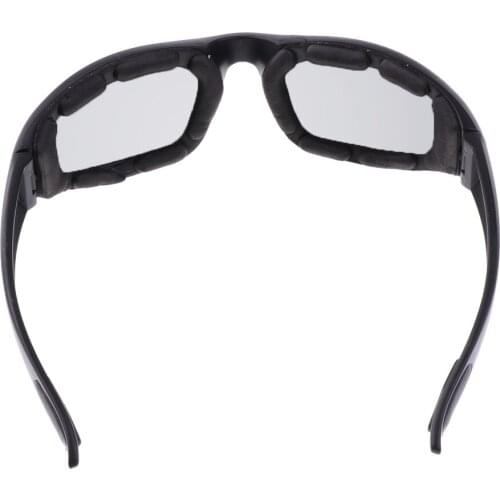 2 Pair UV Protection Dustproof Motorcycle Riding Goggle Glasses with Clear Smoke Lens