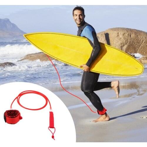Paddle Leash Surf Leash Surfing Surfboard Leash Smooth Steel Swivel Surfing Leg Rope Paddleboard Leash Safe Surfboard Foot Leash