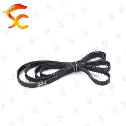 2pcs S2M-828-6/10mm belt closed loop rubber S2M-828-6/10mm timing belt Teeth 414 Length 828mm width 10/6mm for 3D printer