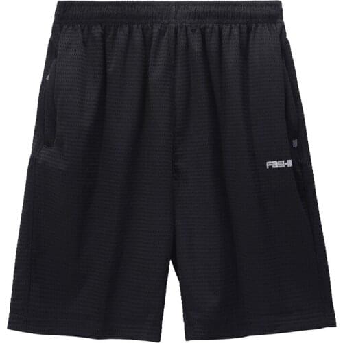 Men Shorts single-deck Breathable Mesh Quick Dry sport Male Running Gym Jogger Beach Basketball Short Pants Sportswear