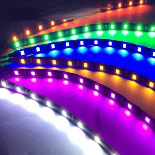 12V SMD2835 LED strip 30cm DIY color lights for cars and motorcycles waterproof flexible light strips trunk lights personalized
