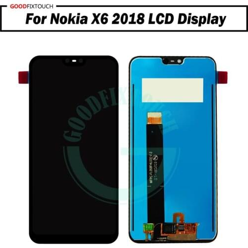 Screen X6 LCD For Nokia X6 LCD Screen For Nokia X6 LCD Display Touch Screen Digitizer For Nokia 6.1 Plus LCD Replacement