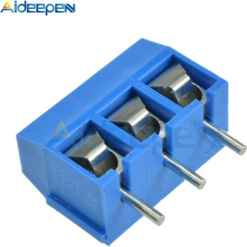 10Pcs/lot KF301-2P KF301-3P 5.08mm 2 3 Pin Connect Terminal Plug-in Screw Terminal Connector