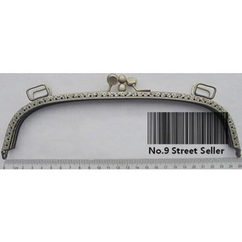 5pcs/lot Three Layer DIY 24cm Metal Purse Frame Handle for Bag Sewing Craft Tailor Sewer