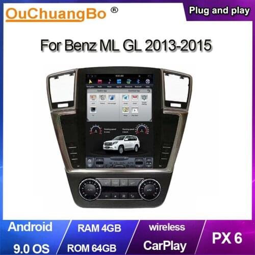 Ouchuangbo car GPS radio head units for Mercedes Benz ML GL 2013-2015 support 4 core ROM 32GB 1080P WIFI android 7.1 OS