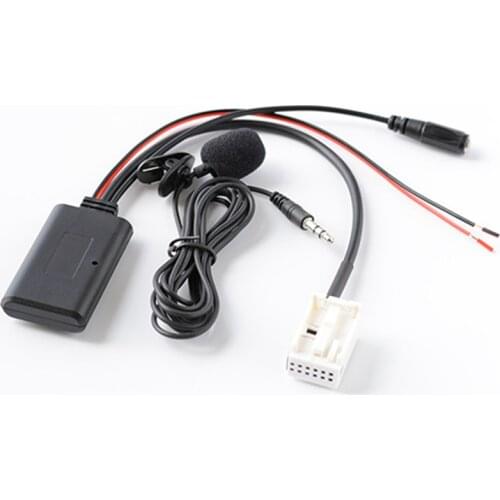 Car Bluetooth AUX Adapter Wireless Audio Phone Call Hands Free Microphone For Mercedes Comand APS NTG CD20 30 50