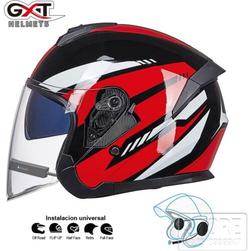 Motorcycle Helmet Wireless Bluetooth Headphone Anti-interference For Riding Hands Free Headphone USB Charging Music GPS Stereo